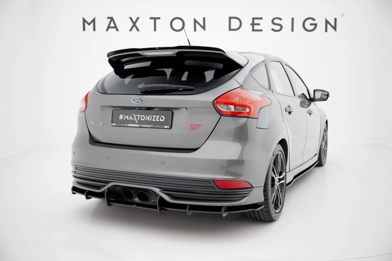 Rear Diffuser Street Pro compatible with Ford Focus ST Mk3 Facelift