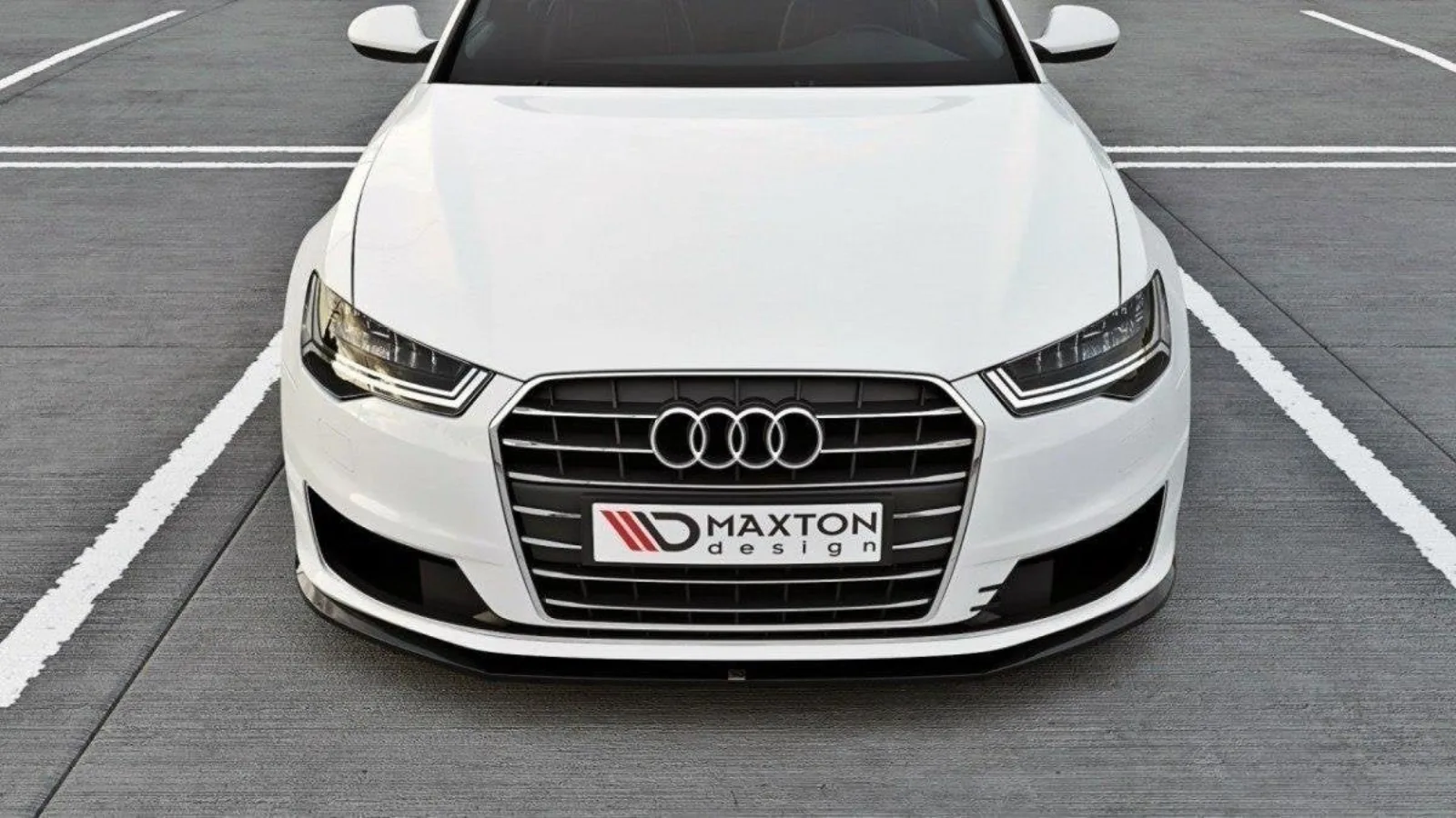Front Splitter compatible with Audi A6 Ultra C7 FL