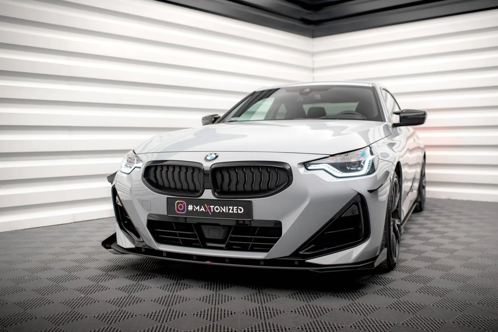 Front Splitter Street Pro + Flaps compatible with BMW 2 Coupe M-Pack / M240i G42