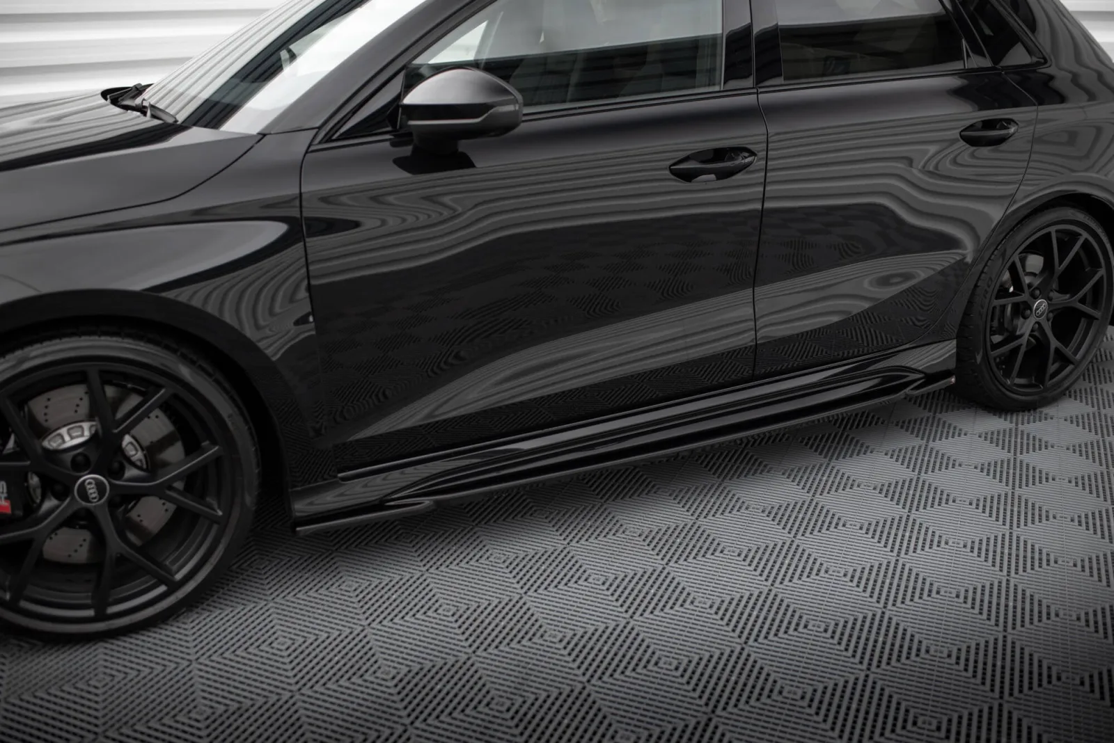 Side Skirts Diffusers compatible with Audi RS3 Sportback 8Y