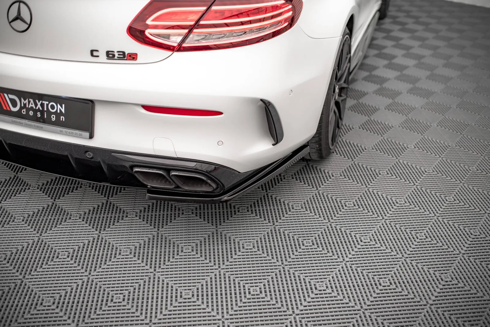 Rear Side Splitters compatible with Mercedes-AMG C 63AMG Coupe AMG Aero Pack C205 Facelift