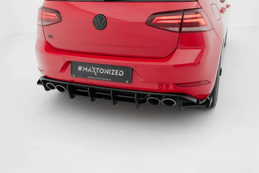 Rear Diffuser Street Pro compatible with Volkswagen Golf R Mk7 Facelift