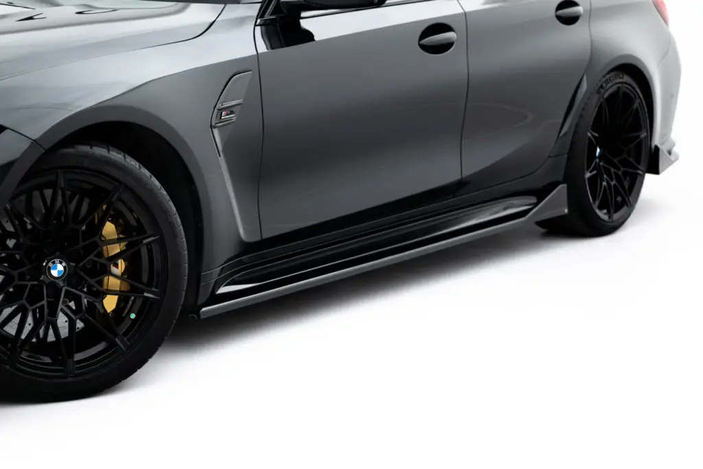 Side Skirts Diffusers V.3 CSL Look compatible with BMW M3 Sedan / Touring G80 / G81