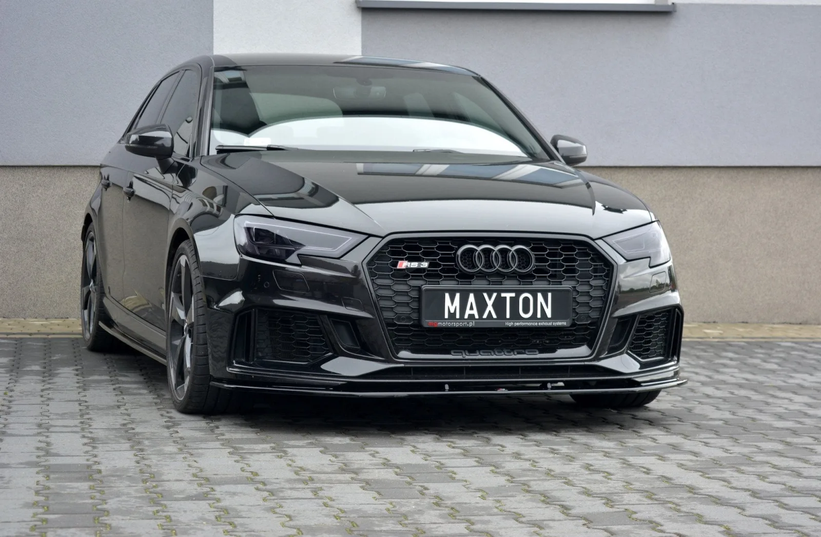 Front Splitter V.1 compatible with Audi RS3 Sportback 8V Facelift