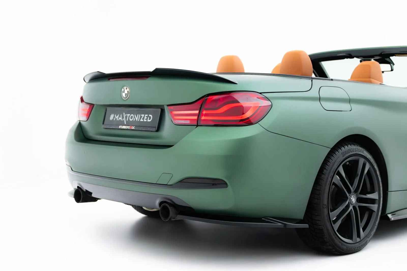Rear Side Splitters compatible with BMW 4 Cabrio / Coupe F33 / F32