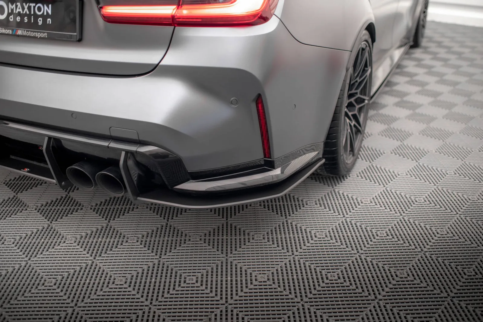 Rear Side Splitters Street Pro V.1 compatible with BMW M3 Sedan / Touring G80 / G81