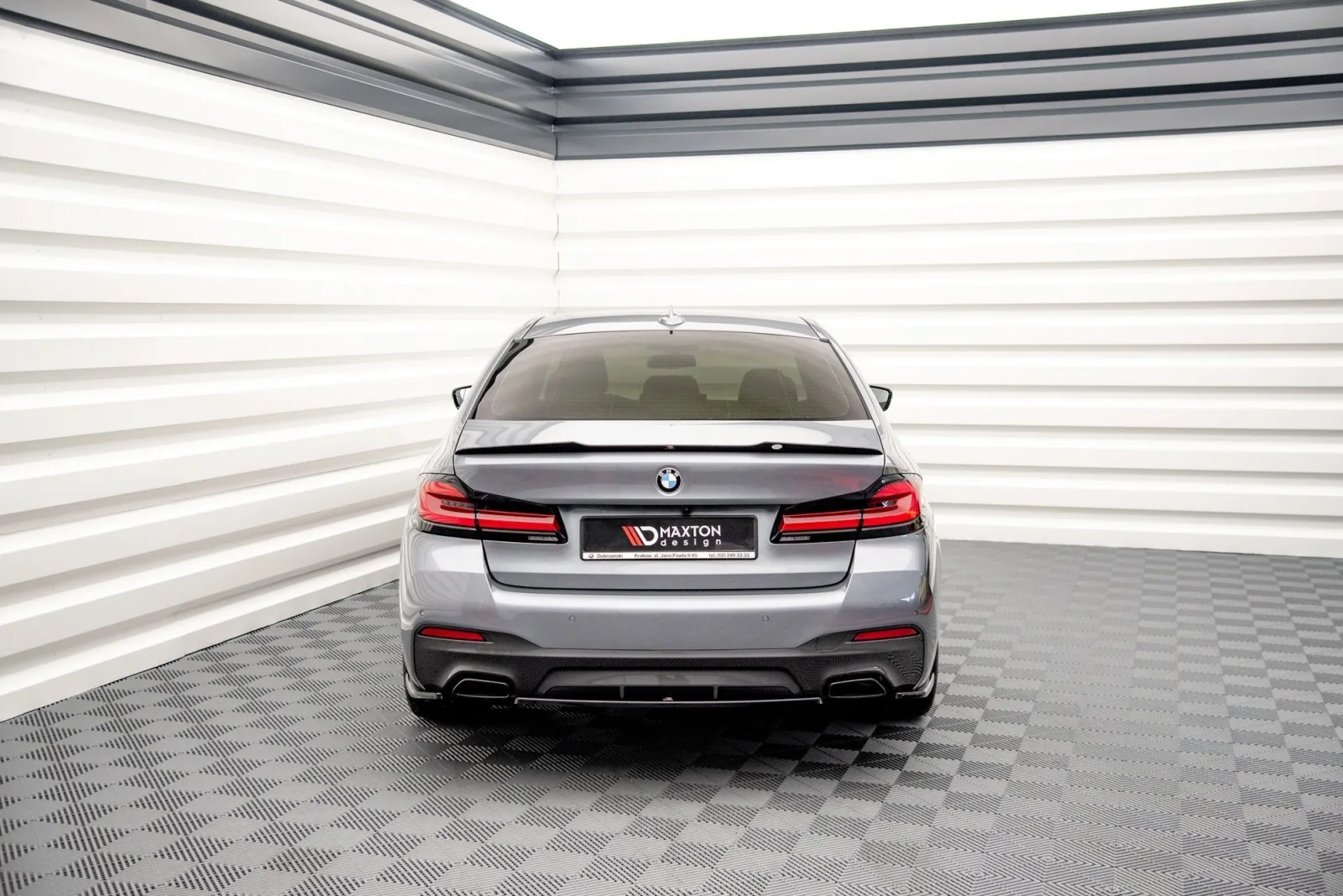 Rear Splitter compatible with BMW 5 M-Pack Sedan / Touring G30 / G31 Facelift