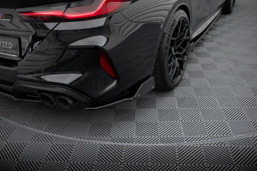 Rear Side Splitters V.1 + Flaps compatible with BMW M8 Gran Coupe F93