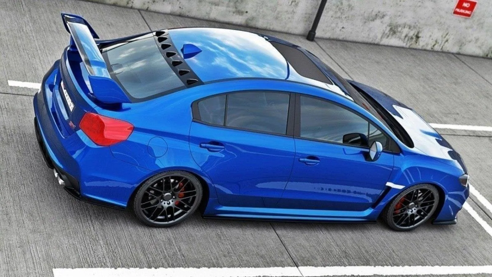 Side Skirts Diffusers V.1 compatible with Subaru Impreza WRX STI MK4