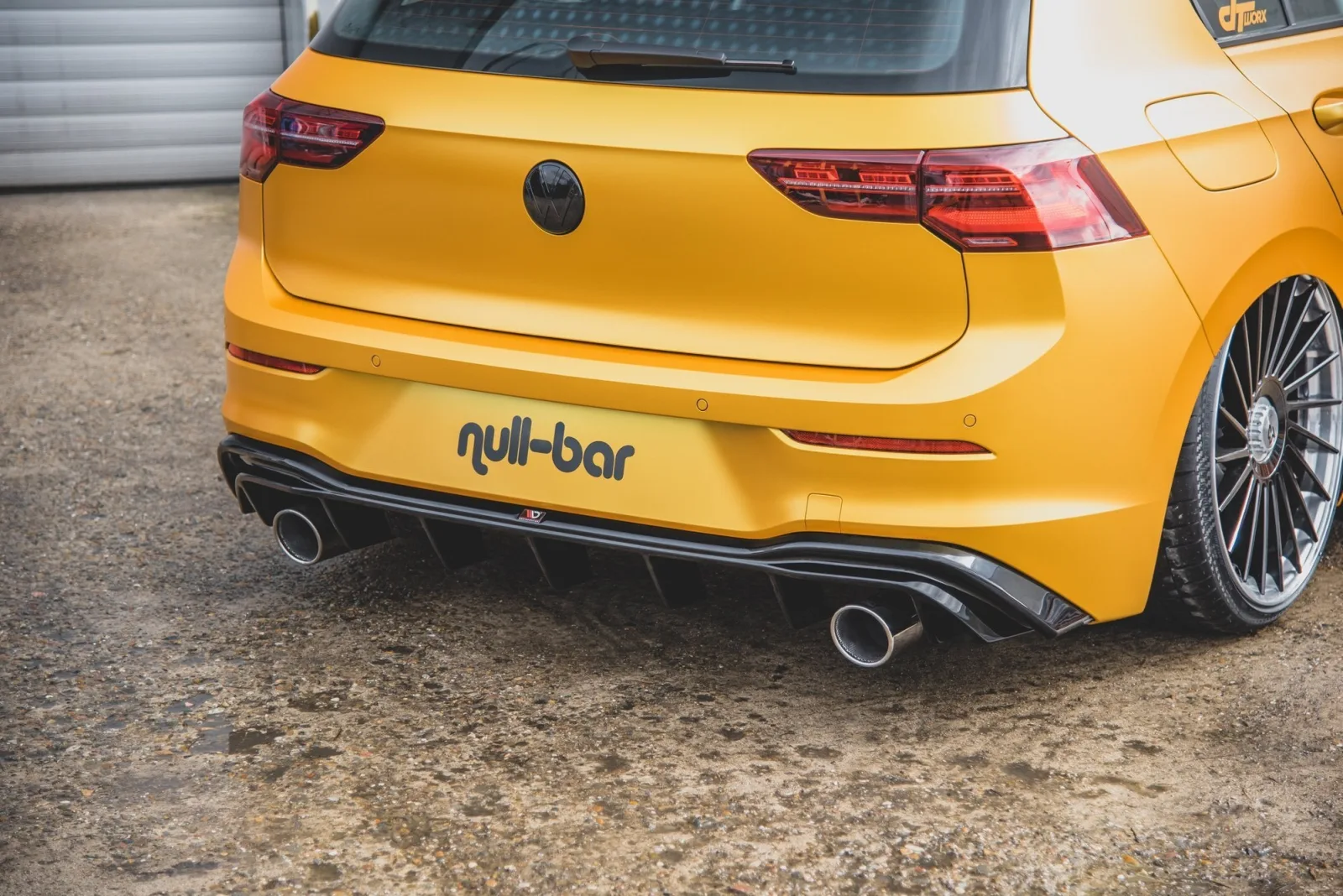 Rear Valance compatible with Volkswagen Golf Mk8 (GTI Look)