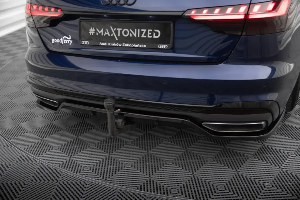 Rear Splitter (With Diffuser) V.2 compatible with Audi A4 S-Line B9 Facelift