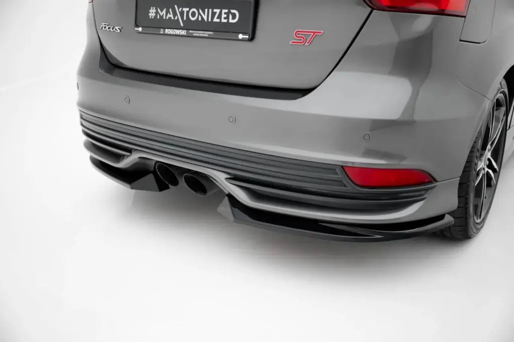Rear Side Splitters V.3 compatible with Ford Focus ST Mk3 Facelift