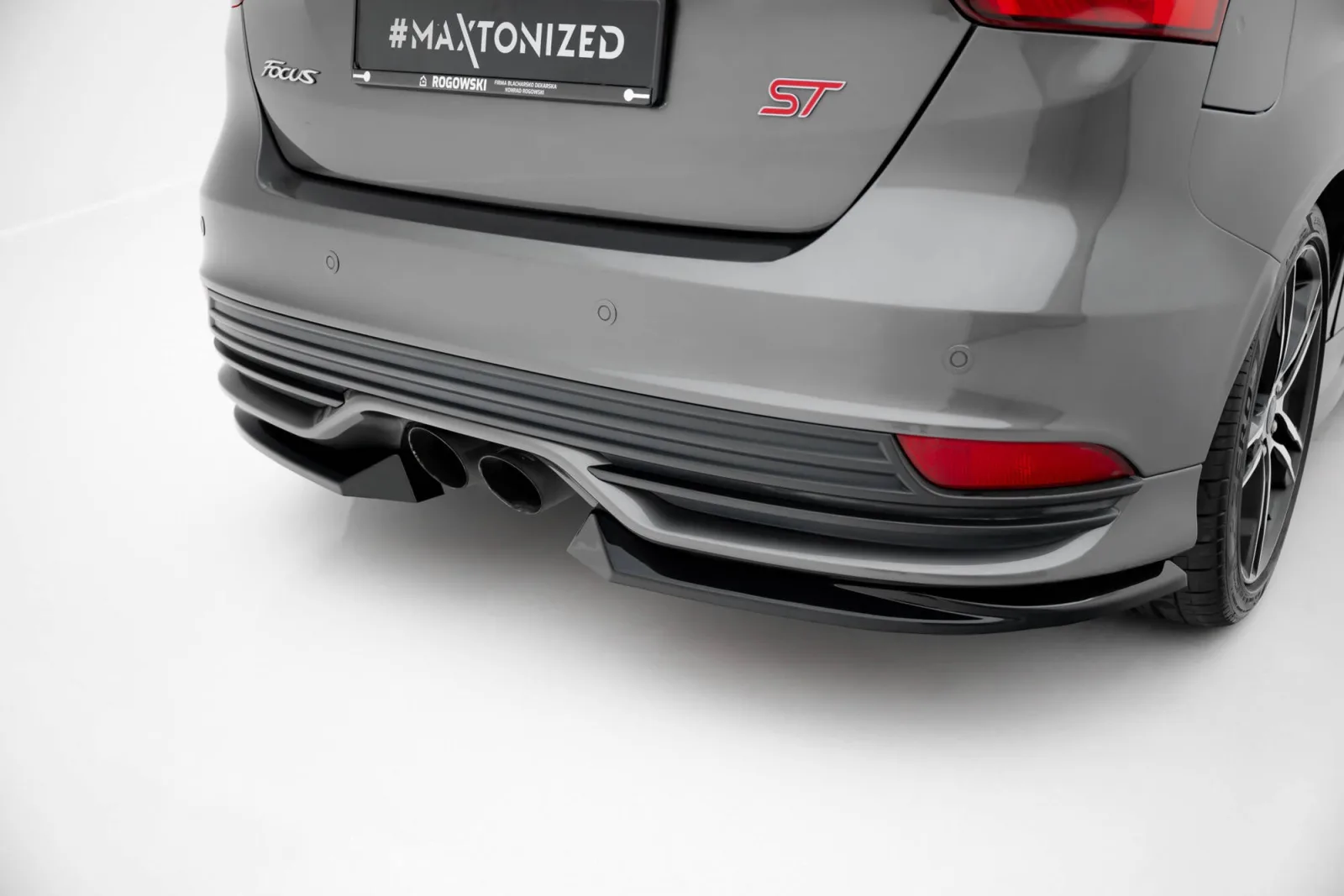 Rear Side Splitters V.3 compatible with Ford Focus ST Mk3 Facelift