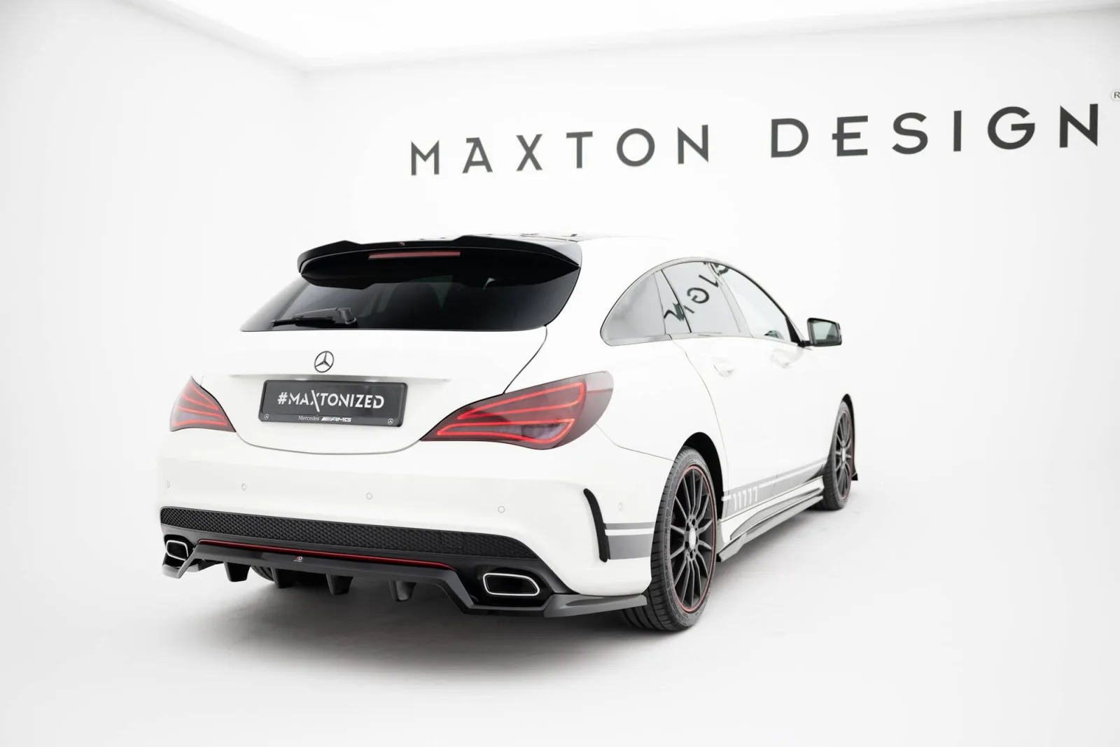 Rear Splitter (With Diffuser) compatible with Mercedes-Benz CLA AMG-Line C117