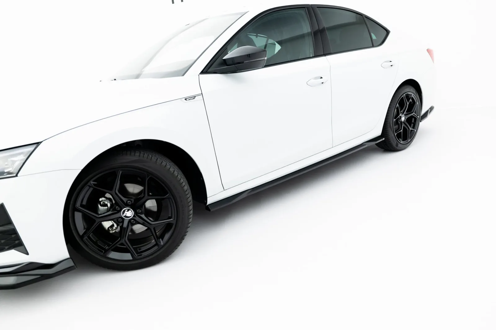 Side Skirts Diffusers compatible with Skoda Octavia Sportline Liftback / Combi Mk4 Facelift