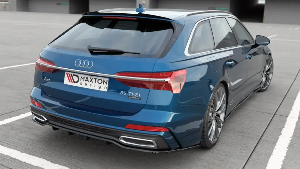 Rear Splitter (With Diffuser) compatible with Audi A6 S-Line C8