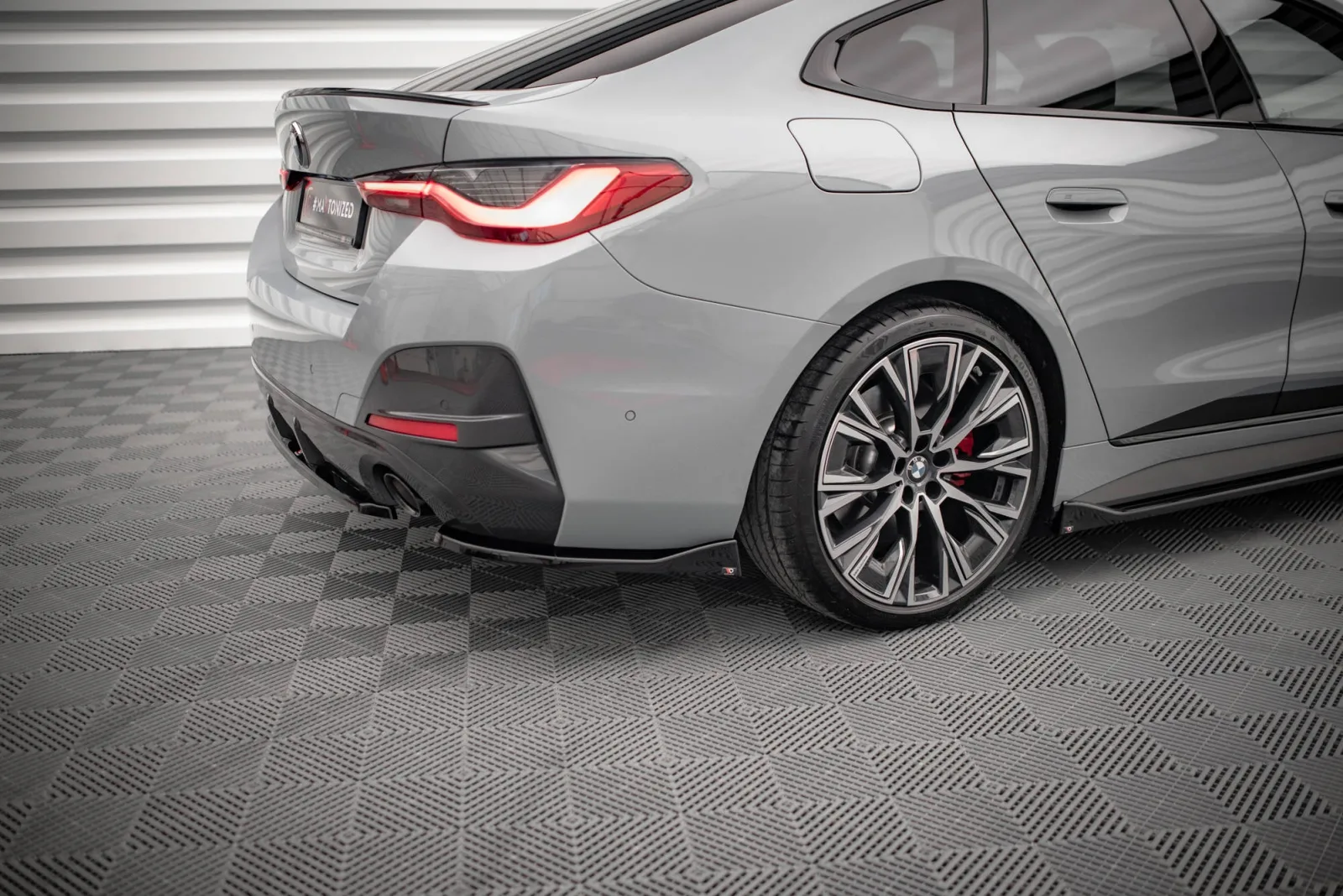 Rear Side Splitters V.2 compatible with BMW 4 Gran Coupe M-Pack G26