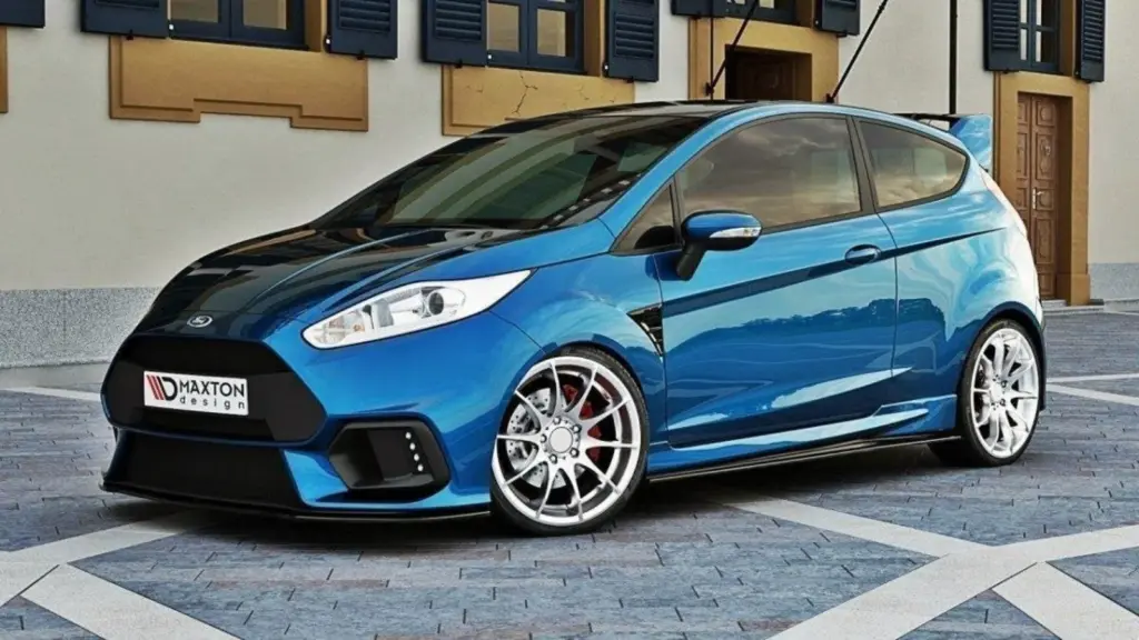 Front Splitter (Bumper Focus RS Look) compatible with Ford Fiesta Mk7 FL