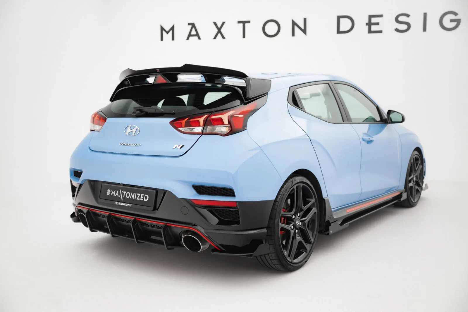 Rear Diffuser Street Pro compatible with Hyundai Veloster N Mk2