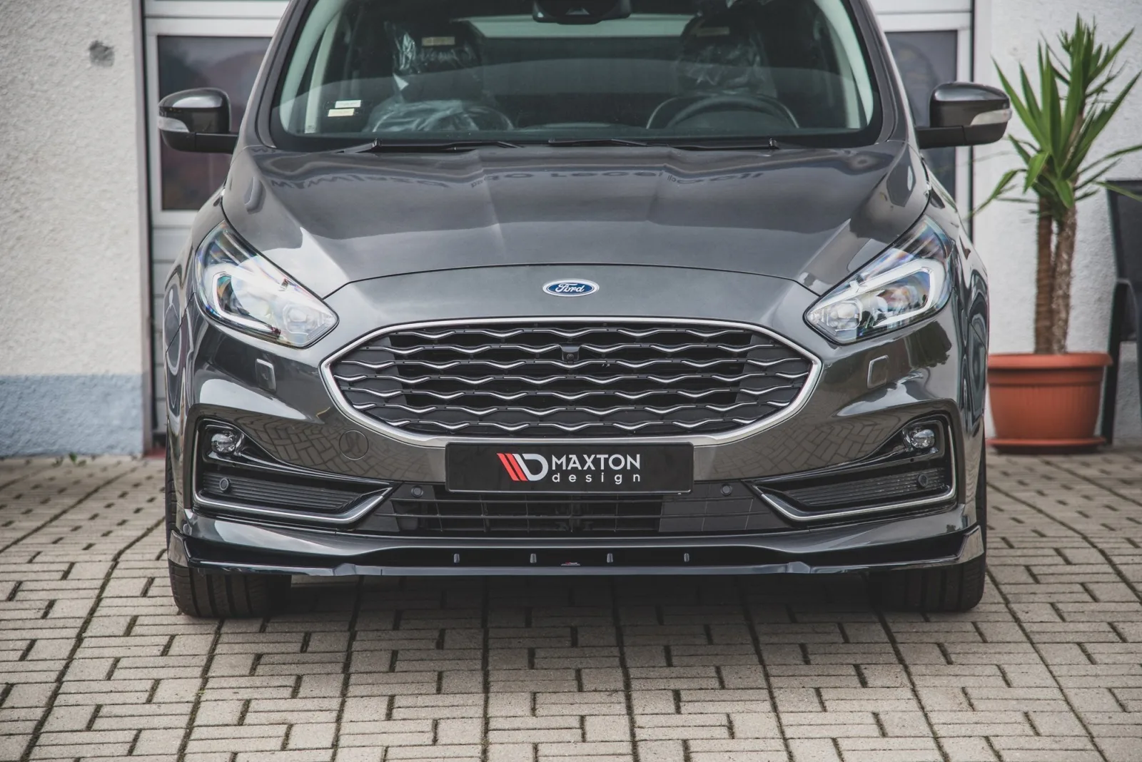 Front Splitter compatible with Ford S-Max Mk2 Facelift