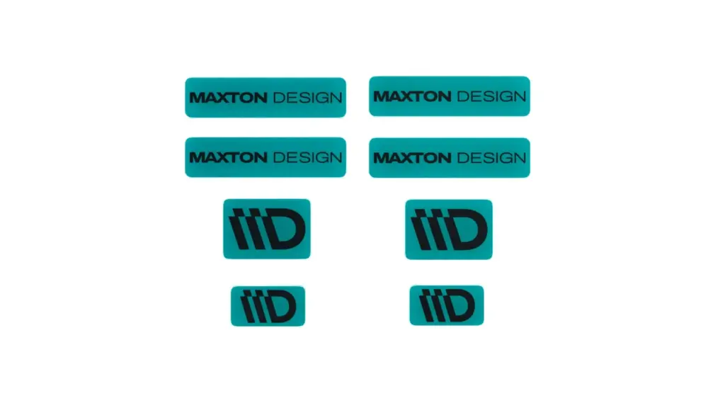 Maxton Design 3D Sticker Set - Tirkizno-crni