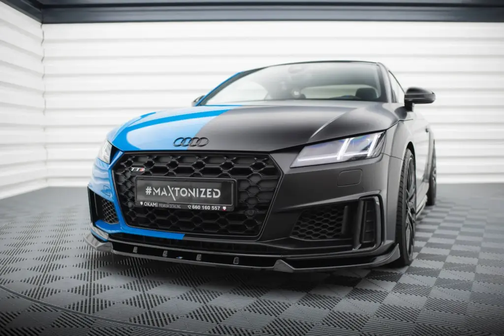 Front Splitter V.1 compatible with Audi TT S / TT S-Line 8S Facelift