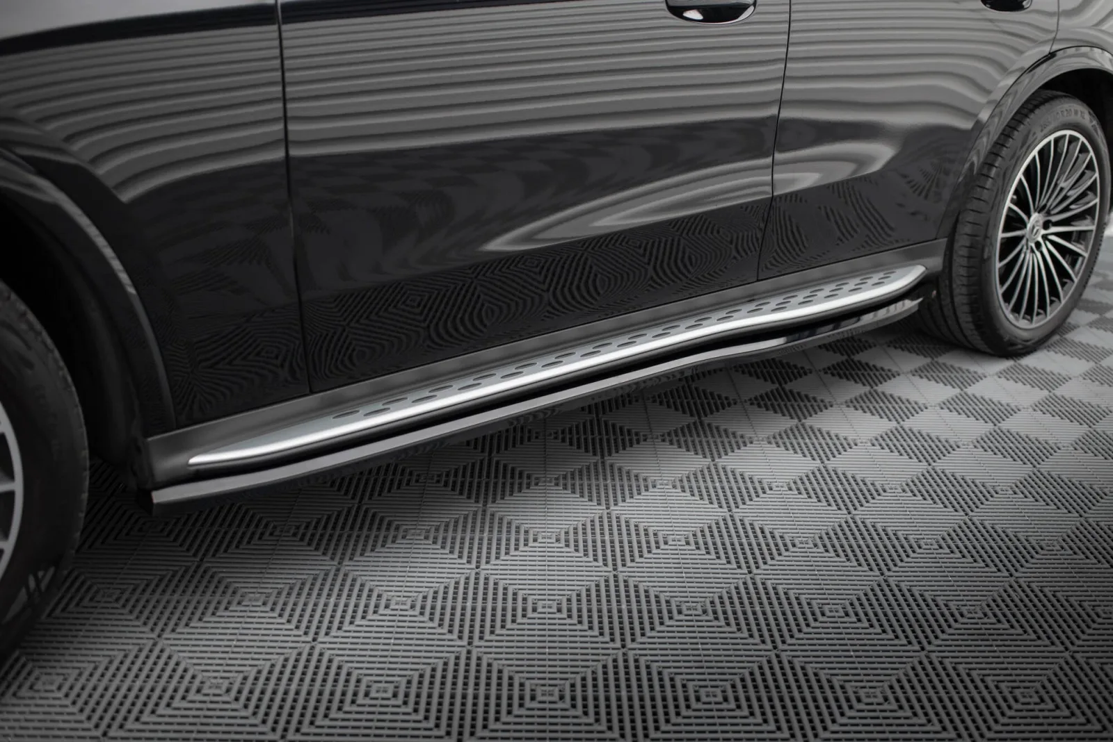 Side Skirts Diffusers compatible with Mercedes-Benz GLC AMG-Line X254