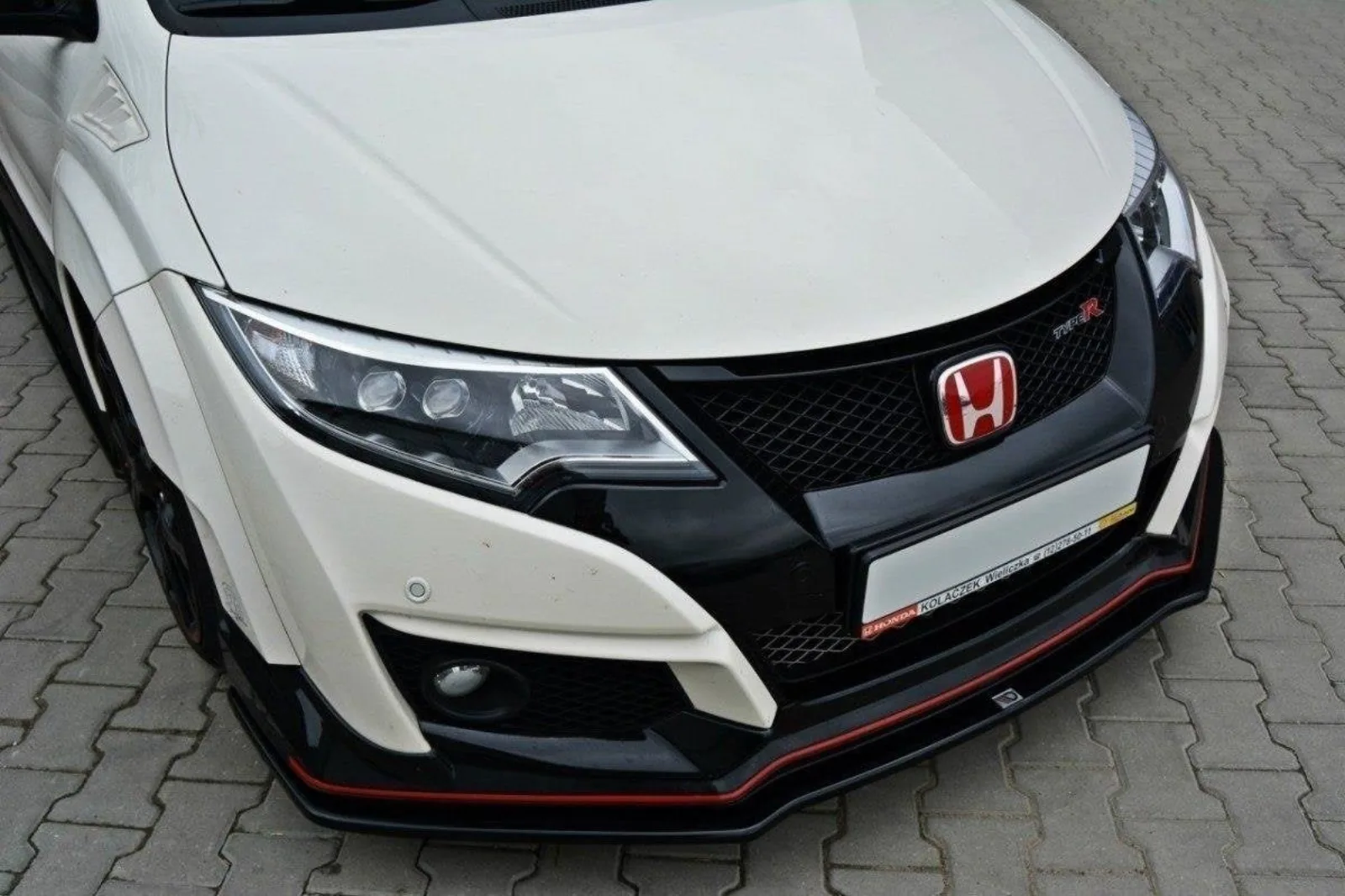 Front Splitter compatible with Honda Civic IX Type R V.1