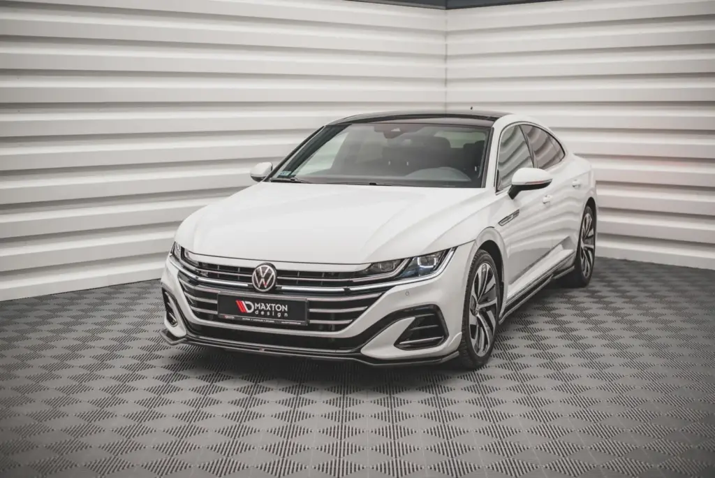 Front Splitter V.3 compatible with Volkswagen Arteon R-Line Sedan / Shooting Brake Mk1 Facelift