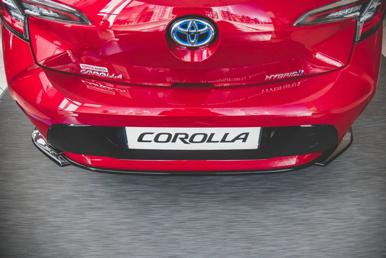 Rear Splitter compatible with Toyota Corolla XII Hatchback
