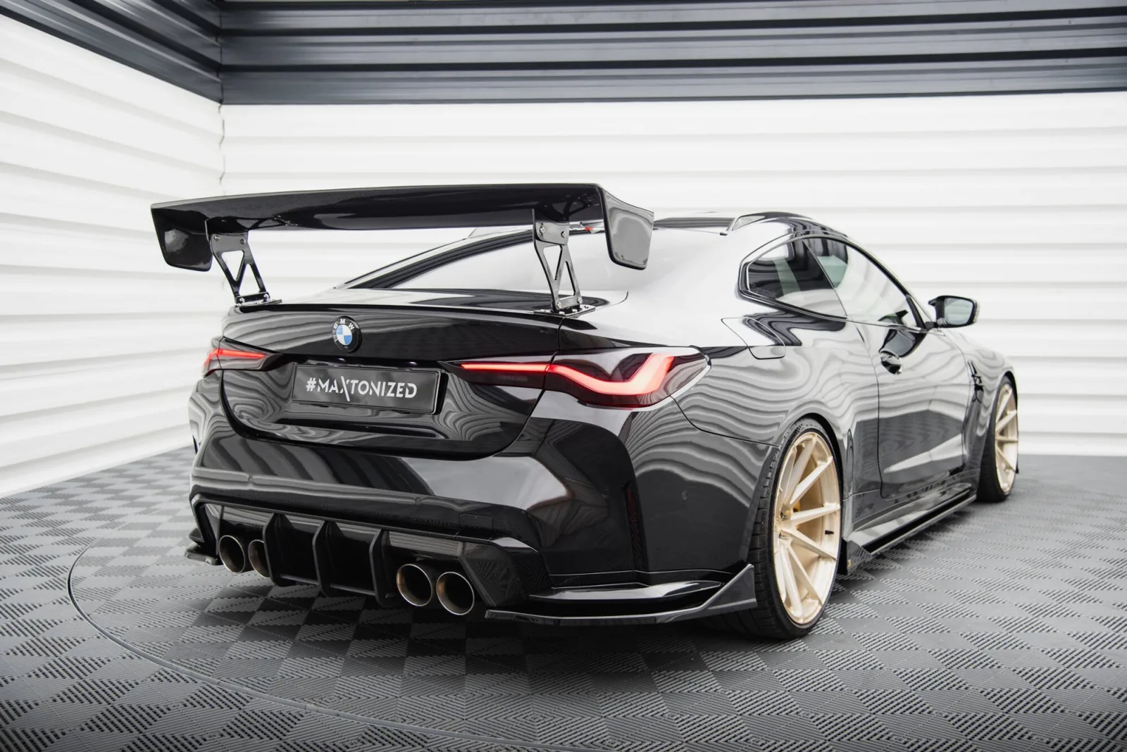 Rear Side Splitters V.4 compatible with BMW M4 G82 / G82 Facelift