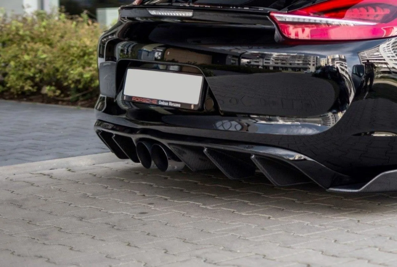 Rear Diffuser compatible with Porsche Cayman MK2 981C