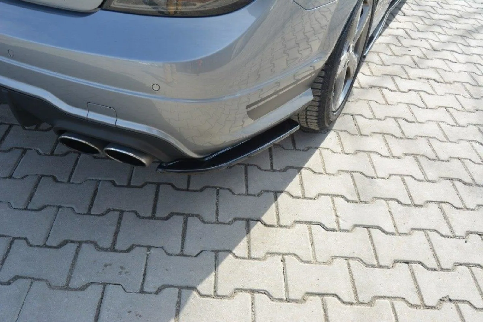 Rear Side Splitters compatible with Mercedes-Benz C Sedan / Estate AMG-Line W204 / S204