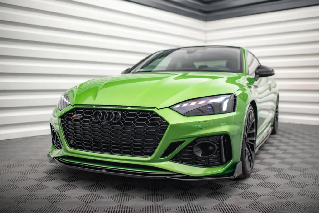Front Splitter V.1 + Flaps compatible with Audi RS5 F5 Facelift
