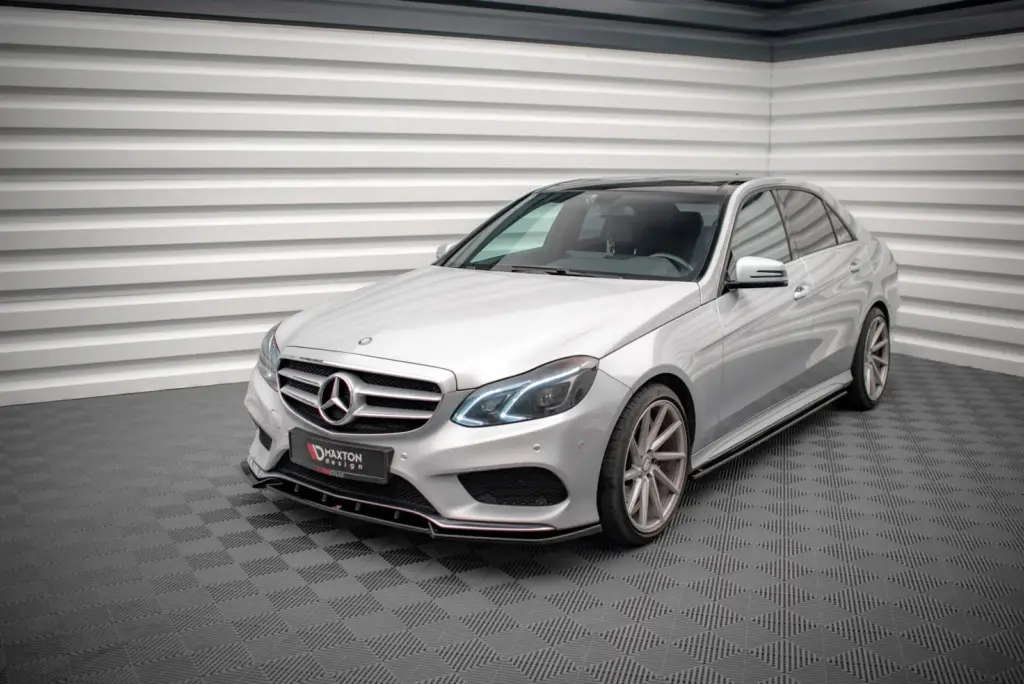 Front Splitter V.2 compatible with Mercedes-Benz E AMG-Line Sedan W212 Facelift