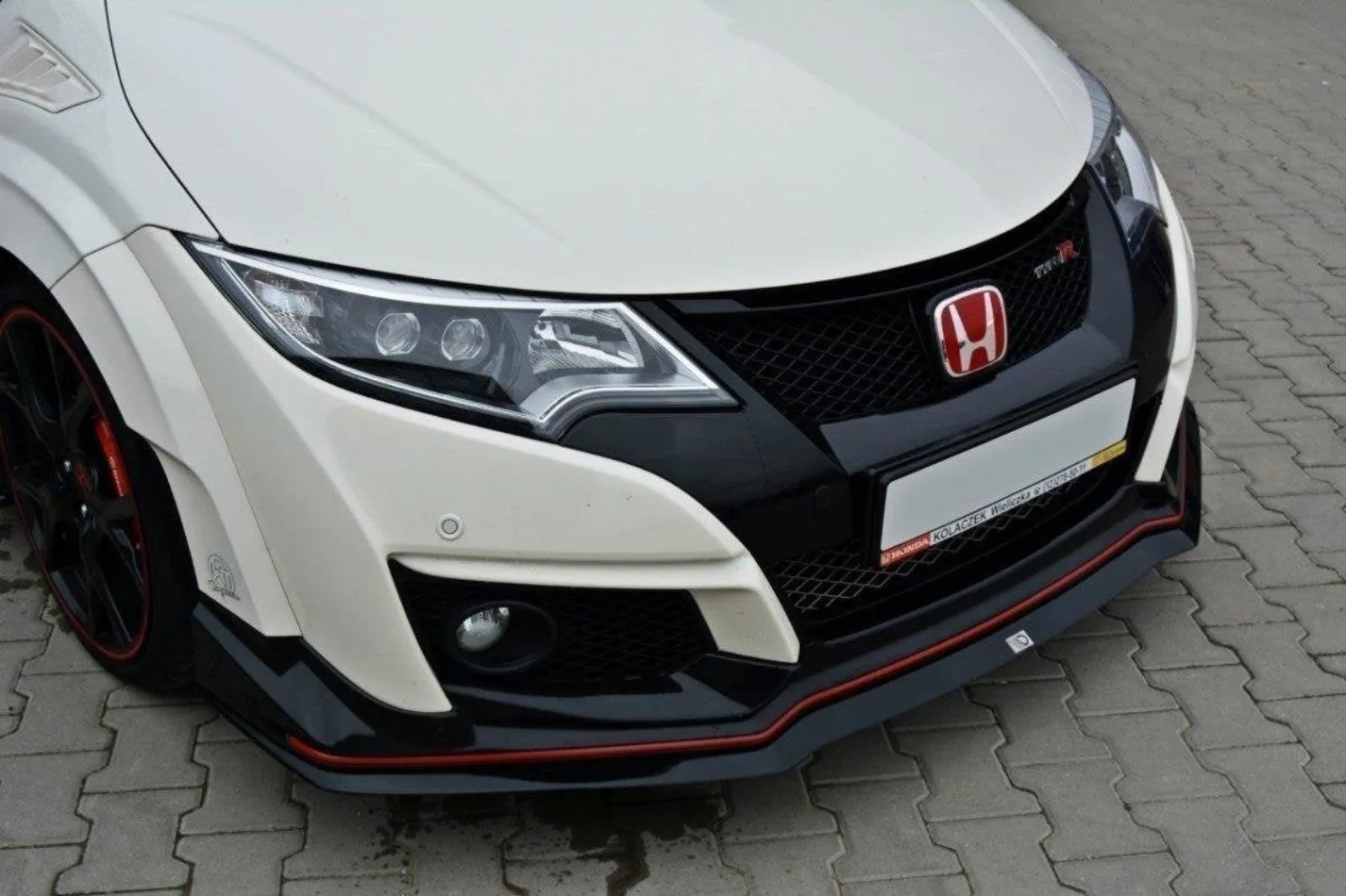 Front Splitter compatible with Honda Civic IX Type R V.2