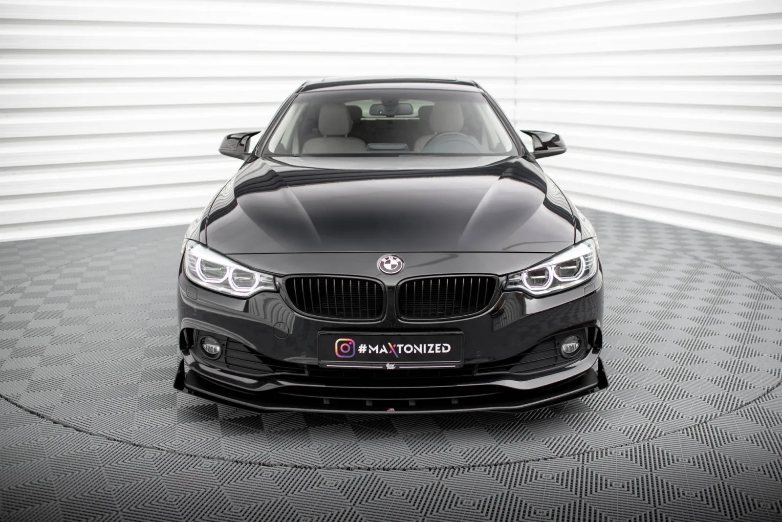 Front Splitter Street Pro + Flaps compatible with BMW 4 Gran Coupe F36