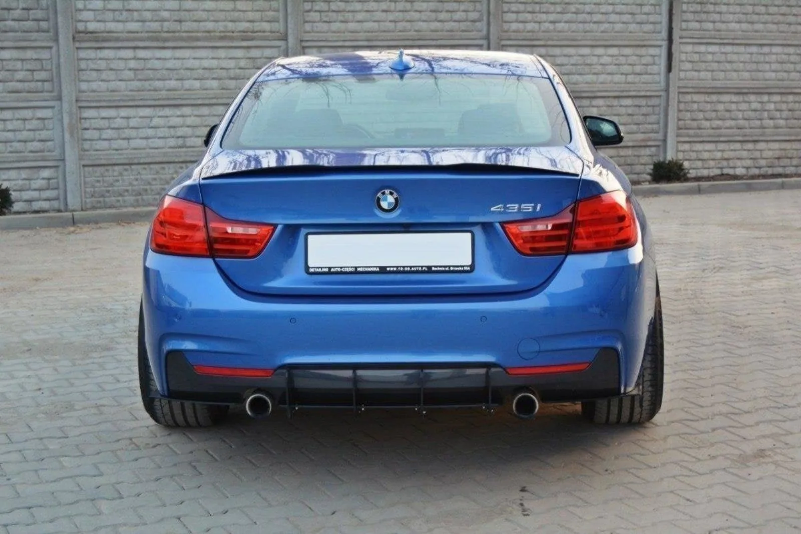 Rear Diffuser i Rear Side Splitters compatible with BMW 4 Coupe / Gran Coupe / Cabrio M-Pack F32 / F36 / F33