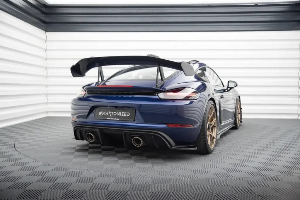 Rear Side Splitters compatible with Porsche 718 Cayman GT4 RS 982c