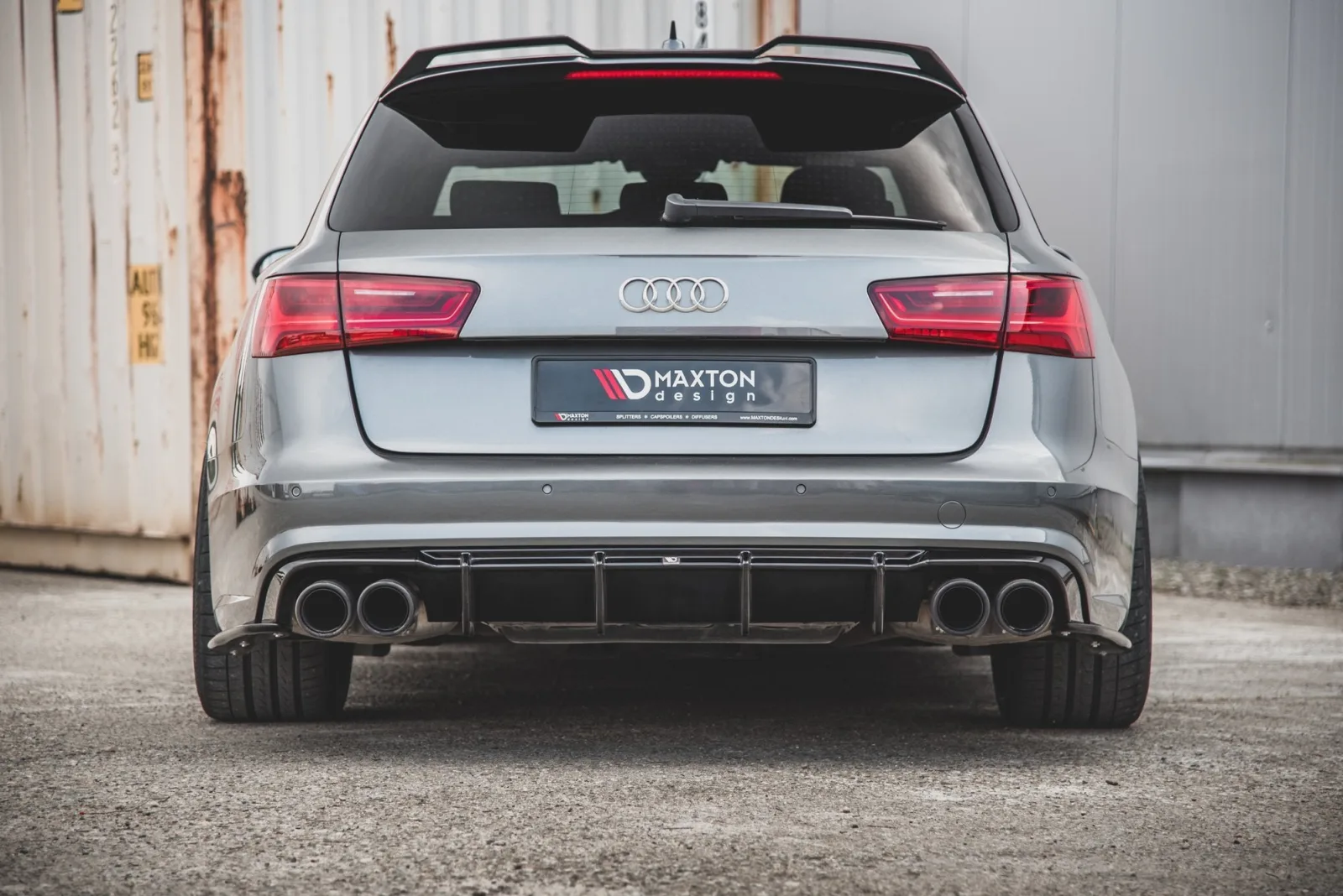 Rear Valance V.1 compatible with Audi S6 C7 Facelift