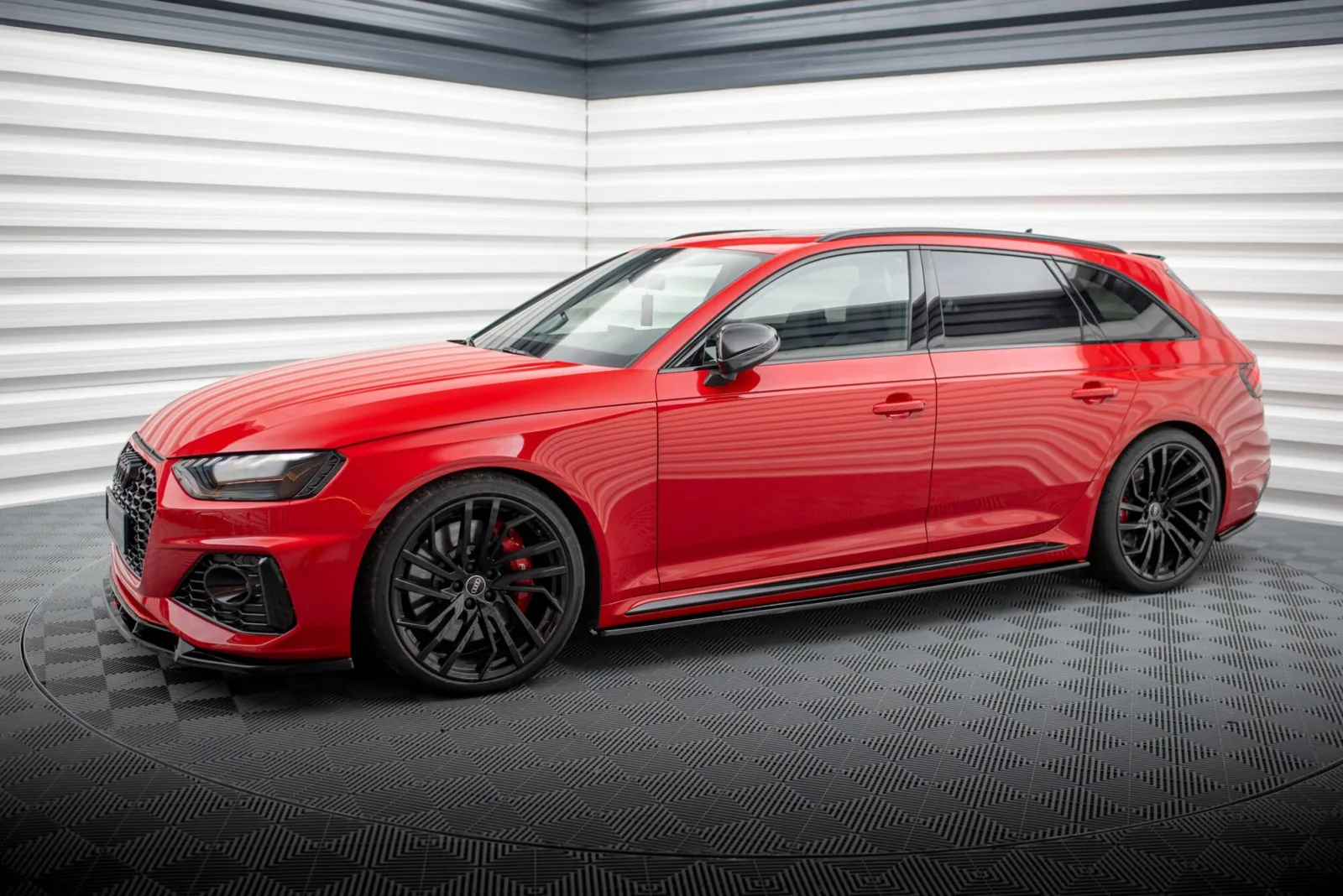 Set of Splitters compatible with Audi RS4 B9 Facelift