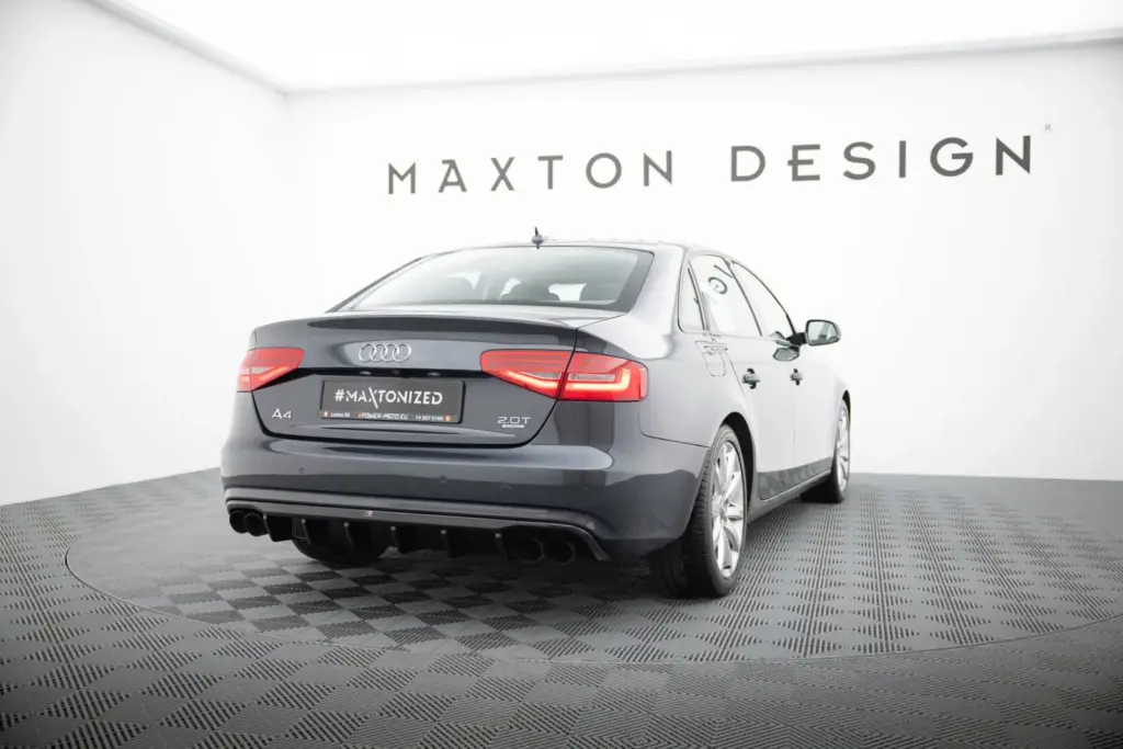 Rear Valance compatible with Audi A4 B8 Facelift (Double Exhaust On Both Sides Version)