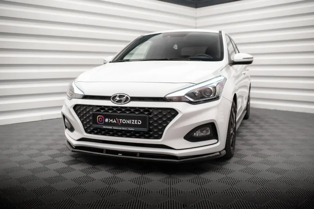 Front Splitter V.1 compatible with Hyundai I20 Mk2 Facelift
