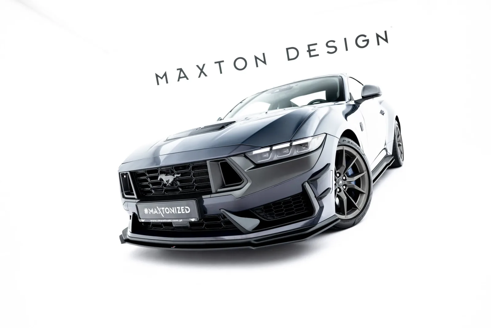 Front Splitter Street Pro compatible with Ford Mustang Dark Horse Mk7