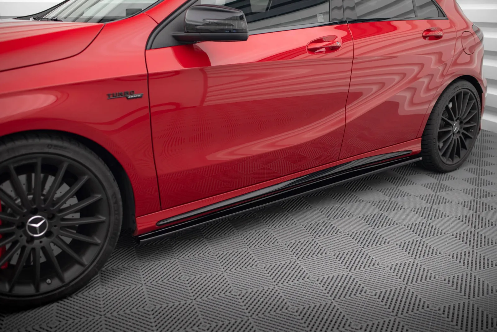Side Skirts Diffusers compatible with Mercedes A W176/ CLA 117 AMG/ CLA 117 AMG LINE Facelift