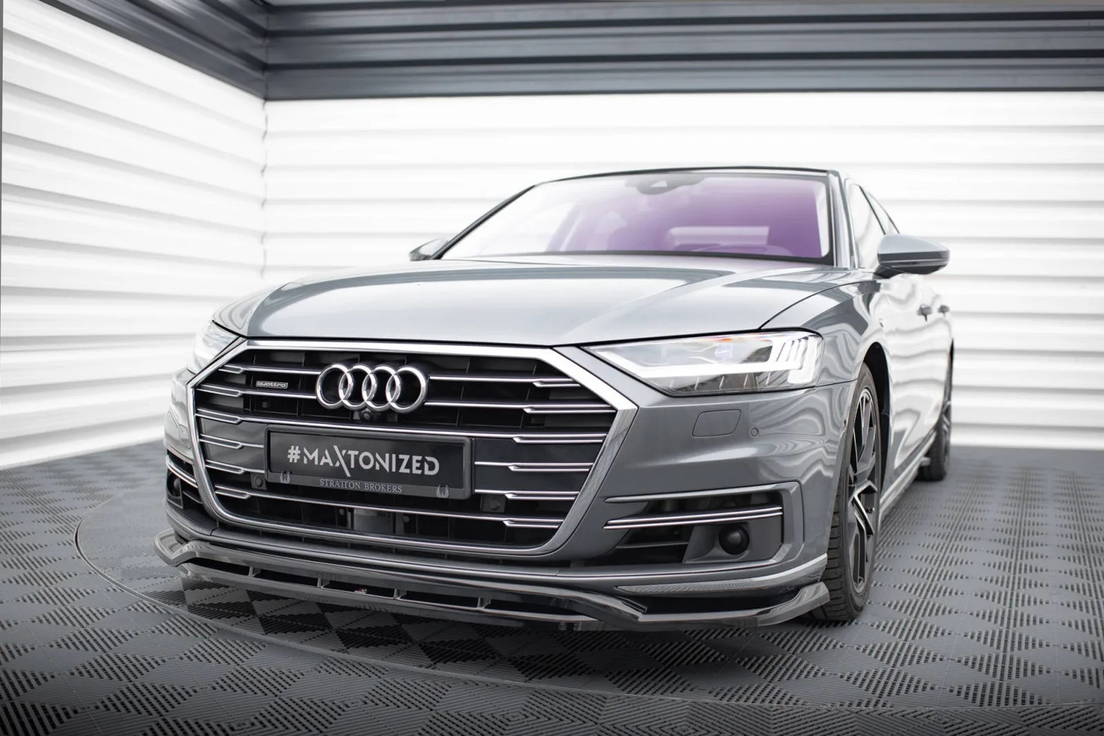 Front Splitter compatible with Audi A8 D5