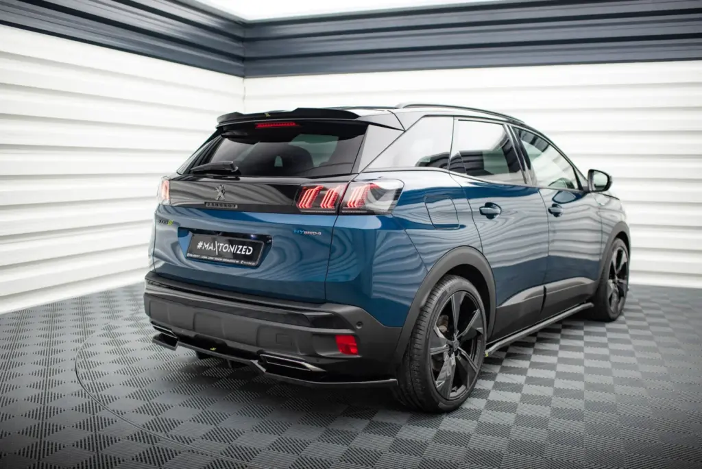 Rear Splitter (With Diffuser) compatible with Peugeot 3008 GT-Line Mk2 Facelift