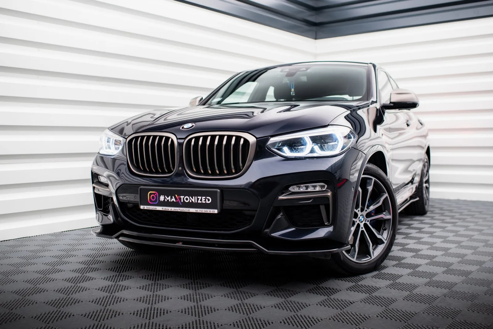 Front Splitter compatible with BMW X4 M-Pack G02