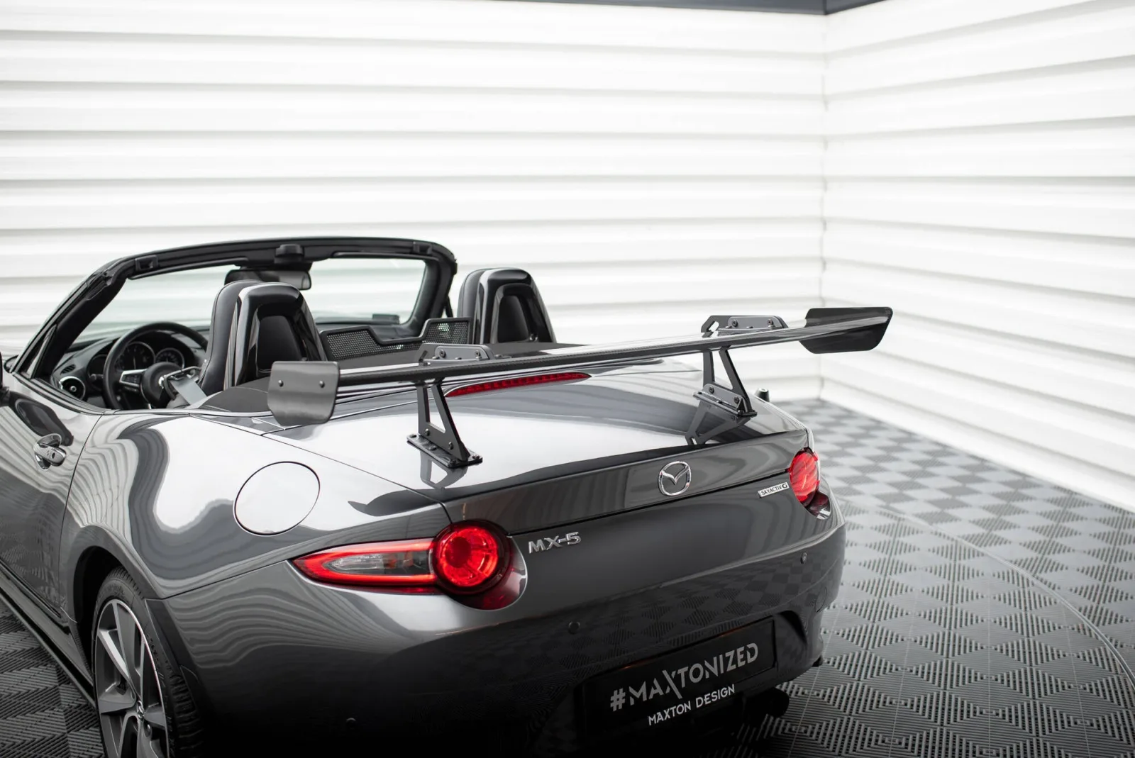 Carbon Spoiler With Top Mounts compatible with Mazda MX-5 ND (Mk4)