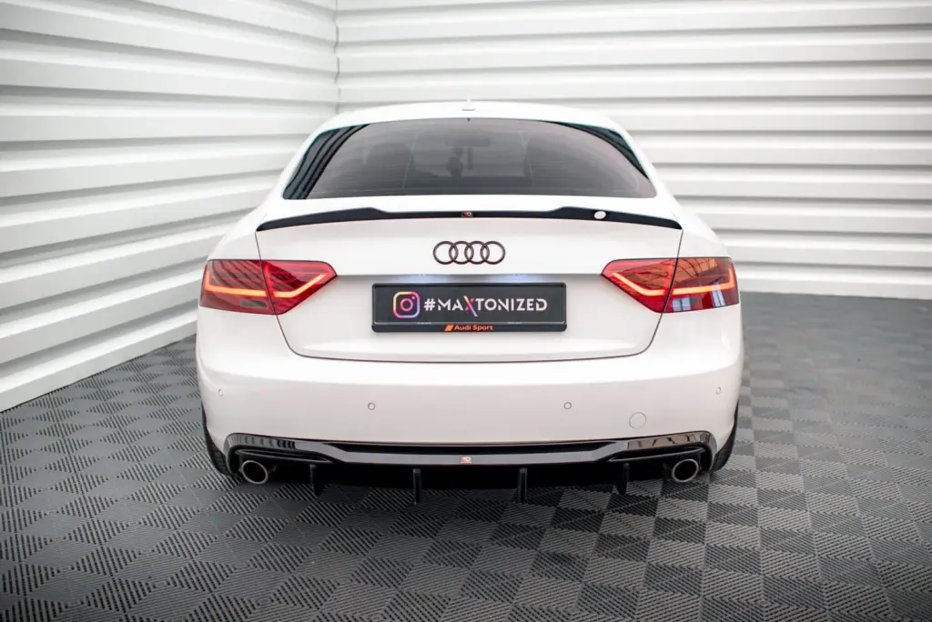 Rear Valance compatible with Audi A5 Coupe 8T Facelift (Version with single exhausts on both sides)